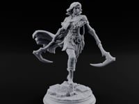 Twin Axes Spreading Human Warrior turntable