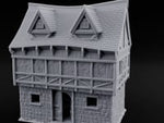 Timber-Framed Stone-Footed Hangman's Cottage turntable