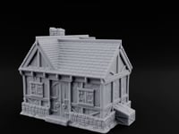 Chimney-Topped Slate-Roofed Watermill Cottage turntable
