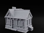 Chimney-Topped Slate-Roofed Watermill Cottage turntable