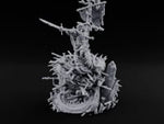 Tattered Banner Sword Thrusting Mutated Undead Pirate Captain turntable