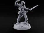Twin Blade Slashing Human Rogue turntable