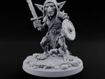Sneering Blade Raising Goblin Warrior turntable