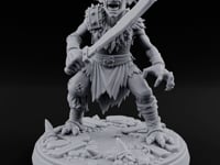 Blade Slashing Claw Swiping Goblin Warrior turntable