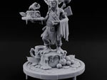 Platter Serving Cleaver Carrying Goblin Chef turntable