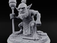 Broom Clutching Sneering Goblin Janitor turntable