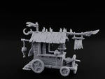 Spike-Rimmed Trinket-Hung Goblin Market Cart turntable