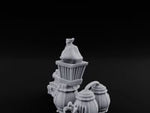 Hose-Linked Sack-Topped Goblin Market Cages & Barrels turntable
