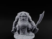 Weapon Wielding Bullywug Guard Model A turntable