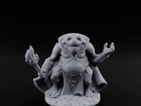 Weapon Wielding Bullywug Guard Model B turntable