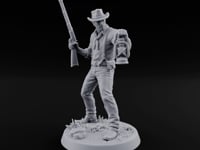 Lantern Carrying Human Gunslinger turntable