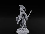 Staff And Sword Striking Human Sentinel Knight Model A turntable
