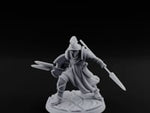 Spear And Shield Lunging Human Spear Warrior Model A turntable