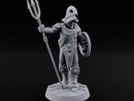 Trident Shield Clashing Human Gladiator Model A turntable