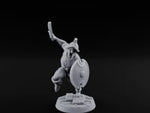 Cutlass And Shield Leaping Human Swashbuckler Model B turntable
