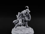 Trident Shield Clashing Human Gladiator Model C turntable