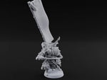 Lurching Forward Samuari Standard Bearer turntable