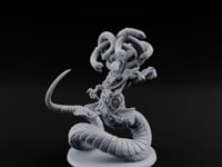 Snake Hair Striking Medusa Warrior turntable