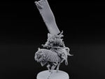 Banner Bearing Samurai Standard Bearer on Horse turntable