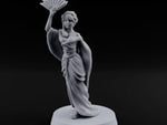 Fan Dancing Human Geisha Model A turntable