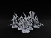 Horde Advancing Nomad Spearmen turntable