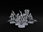 Horde Advancing Nomad Spearmen turntable