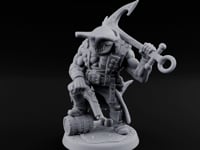 Anchor at the Ready Sharkfolk Pirate Captain turntable