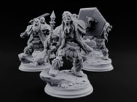 Risen and Roaring Undead Dwarf Warriors turntable