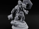 Risen and Roaring Undead Dwarf Warrior A turntable