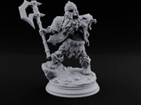 Risen and Roaring Undead Dwarf Warrior C turntable
