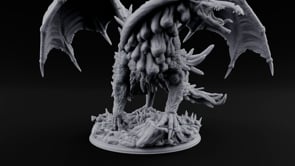 Wings Unfurled Jabberwock Dragon turntable