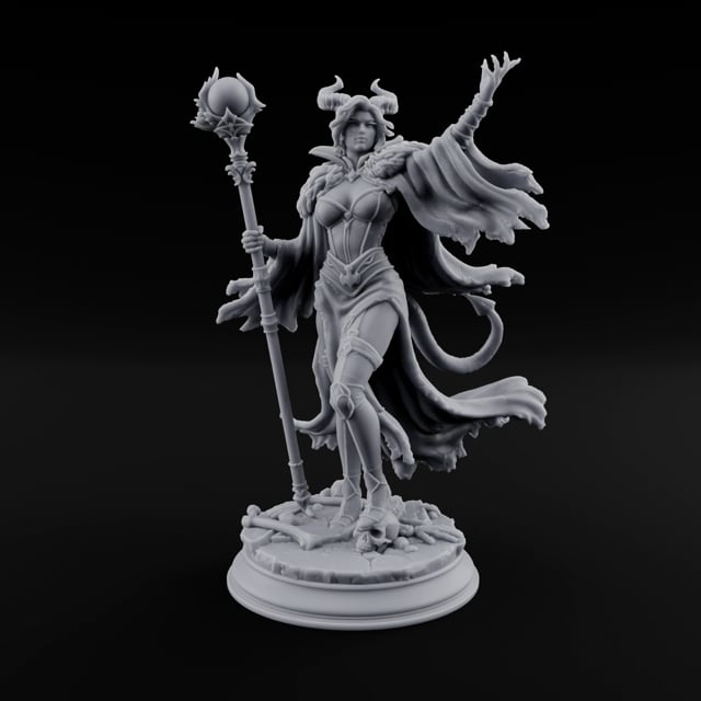 Bend to My Will Tiefling Sorceress turntable