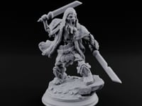 Risen and Roaring Undead Dwarf Warrior D turntable