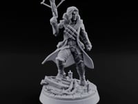 Crossbow at the Ready Human Vampire Hunter turntable