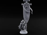 Banner Held High Feral Elf Standard Bearer turntable
