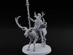 Spear Held High Elf Lord on Stag turntable