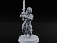 Acrobatically Poised to Strike Elf Bladesinger G turntable