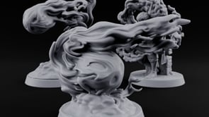Second Thoughts Swirling Shadows turntable
