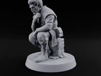 Taking a Breather Human Knight turntable