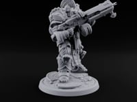 Armed to Overwhelm Human Heavy Gunner J turntable