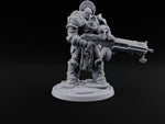 Armed to Overwhelm Human Heavy Gunner B turntable