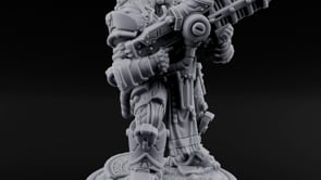 Armed to Overwhelm Human Heavy Gunner I turntable