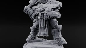 Armed to Overwhelm Human Heavy Gunner K turntable