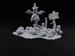 Scarecrow-Tended Vegetable Patch B turntable