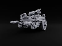 Rope-Lashed Farm Cart E turntable