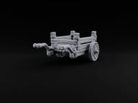 Rope-Lashed Farm Cart A turntable