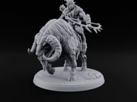 Thundering Into Battle Beastman Gorthek Rider C turntable