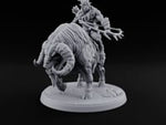 Thundering Into Battle Beastman Gorthek Rider C turntable