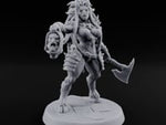 Taking Her Trophy Beastwoman Pin-up turntable