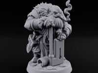 Guarding the Strongbox Dwarf Merchant turntable